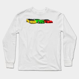 WIDE BODY CARS Long Sleeve T-Shirt